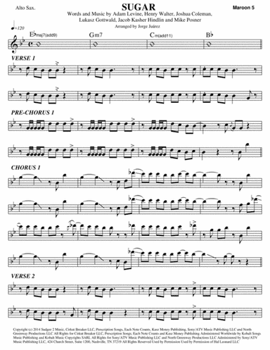 Sugar (arr. Jorge Juárez)