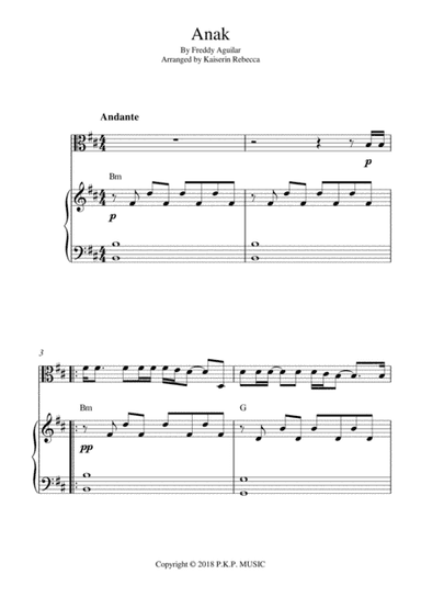 Anak (arr. Kaiserin Rebecca)