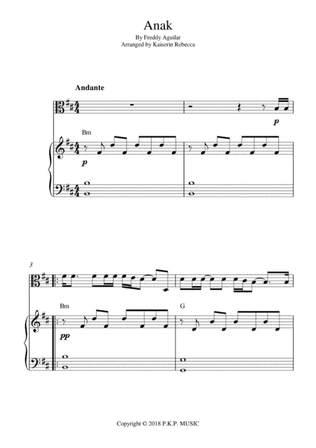 Anak (arr. Kaiserin Rebecca)