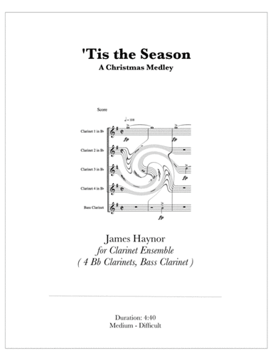 Tis the Season - A Christmas Medley for Clarinets (arr. James Haynor)