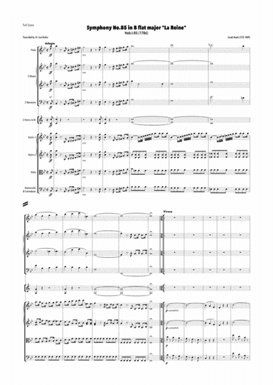 Haydn - Symphony No.85 in B flat major, Hob.I:85 "La Reine" (arr. J.G. Cucó Barber)