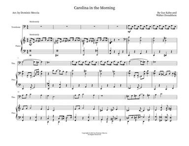 Carolina in the Morning (arr. Dominic Meccia)