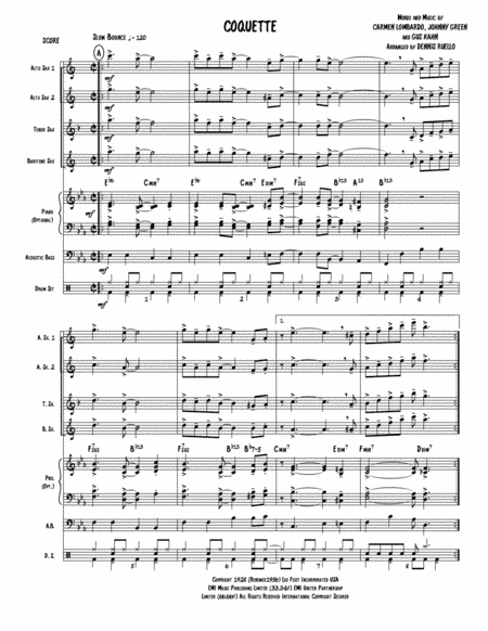 Coquette (arr. Dennis Ruello)
