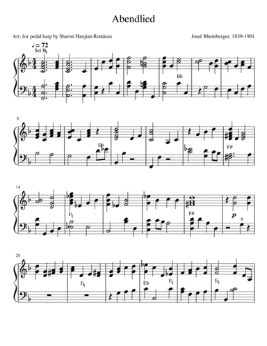 Abendlied (Evening Song) (arr. Sharon Hanjian Rondeau)