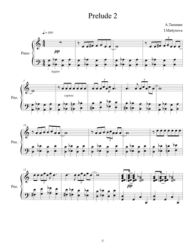 Piano Miniatures (arr. Iryna Martynova)
