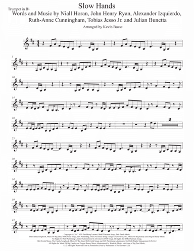 Slow Hands (arr. Kevin Busse)