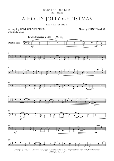 A Holly Jolly Christmas (arr. Danilo "Daca" Alves)