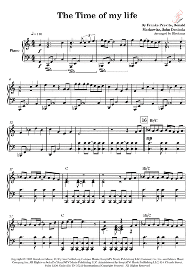 (i've Had) The Time Of My Life (arr. BlechMax)