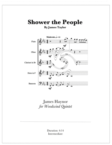 Shower The People (arr. James Haynor)