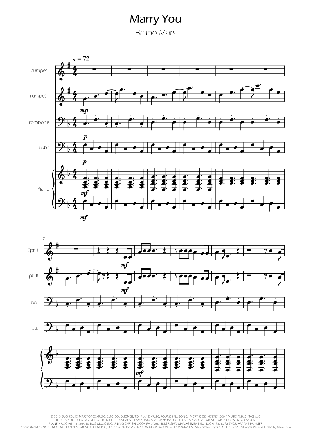 Marry You (arr. Ygor Nunes)