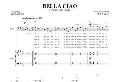 Bella Ciao (arr. Art.o Artaud)