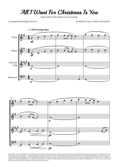 All I Want For Christmas Is You (arr. Rodrigo Faleiros)