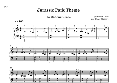 Jurassic Park Iii (arr. César Madeira)