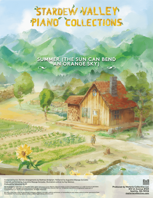Summer (The Sun Can Bend An Orange Sky) (Stardew Valley Piano Collections)