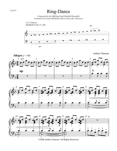 Ring Dance - 2-3 oct. handbells, Level 3