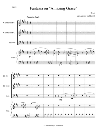 Fantasia on "Amazing Grace" (arr. Jeremy A. Goldsmith)
