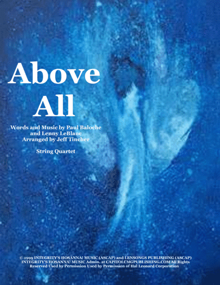 Above All (arr. Jeff Tincher)