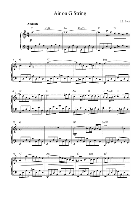 Air on the G String (arr. Kaiserin Rebecca)