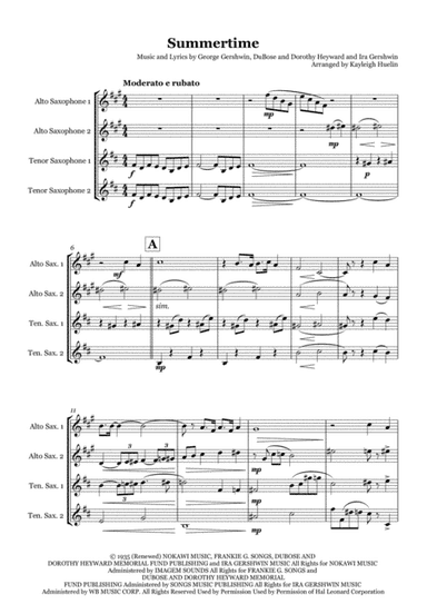 Summertime (arr. Kayleigh Huelin)