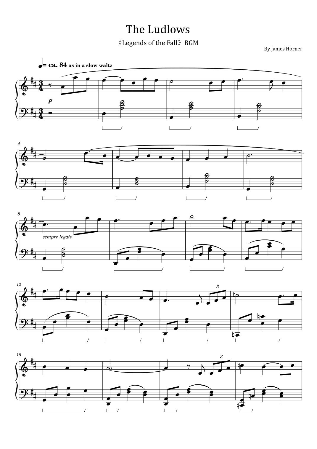 The Ludlows (arr. poon)