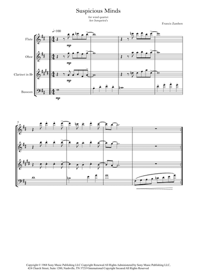 Suspicious Minds (arr. Junqueira's)