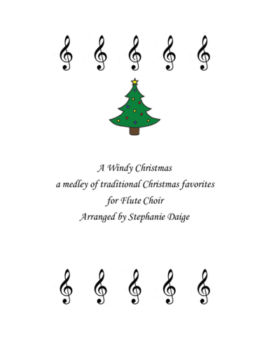 A Windy Christmas for Flute Choir (arr. Stephanie Daige)