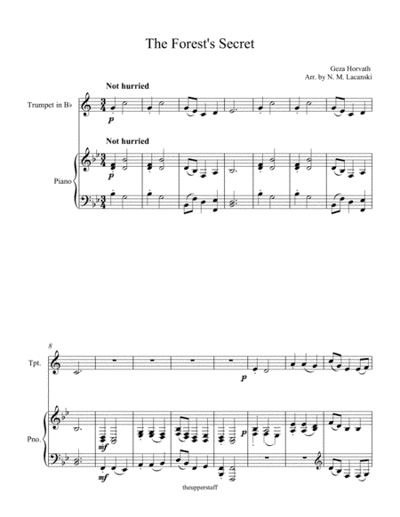 The Forest's Secret (arr. Nick Lacanski)