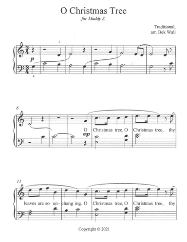 O Christmas Tree (arr. Rebekah Wall)