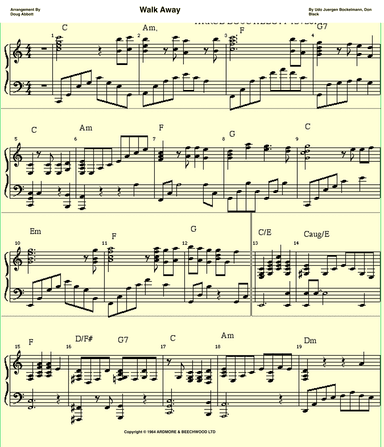 Walk Away (arr. Doug Abbott)