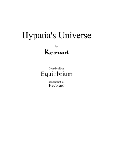 Hypatia's Universe