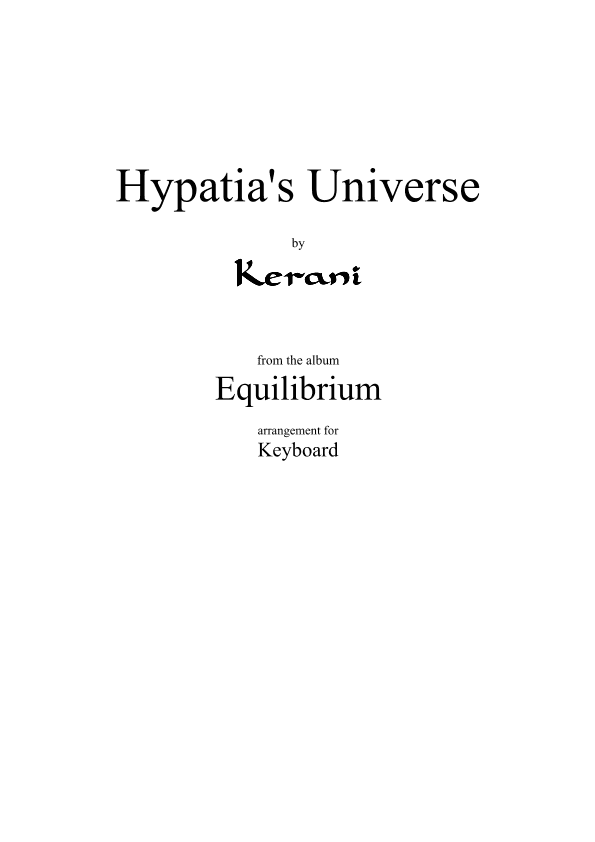 Hypatia's Universe