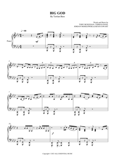 Big God (arr. SCMusic)