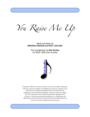 You Raise Me Up (arr. Rob Bradley)
