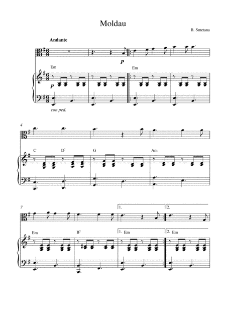 Moldau (arr. Kaiserin Rebecca)