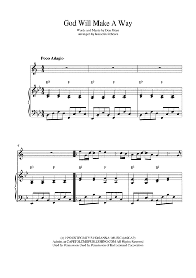 God Will Make A Way (arr. Kaiserin Rebecca)