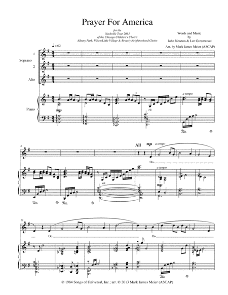 God Bless The U.S.A. (arr. Mark James Meier (ASCAP))