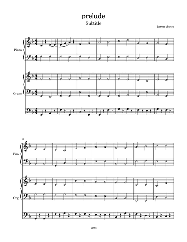 PRELUDE