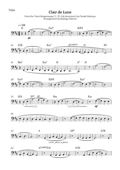 Clair de Lune (arr. Rodrigo Faleiros)