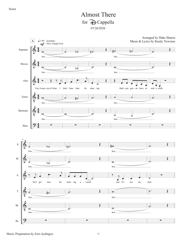 Almost There (arr. Deke Sharon)