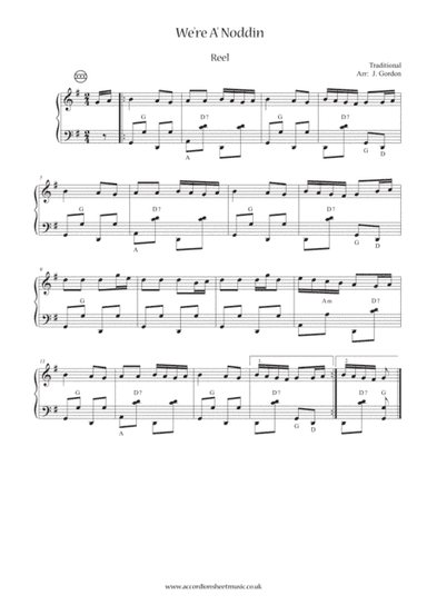 We're A' Noddin (arr. Julia Gordon)
