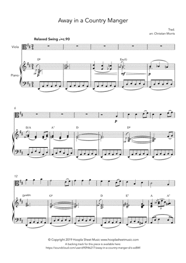 Away in a Country Manger (arr. Hoopla Sheet Music)