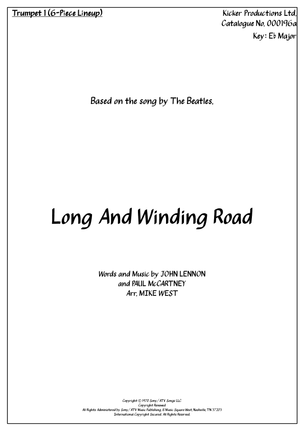 The Long And Winding Road (arr. Michael Storeton-West)