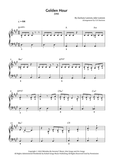 Golden Hour (arr. C. B. Harrison)