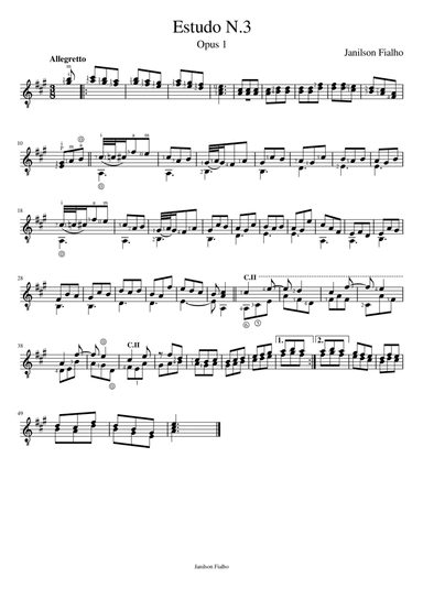 Estudo n.3 Opus 1