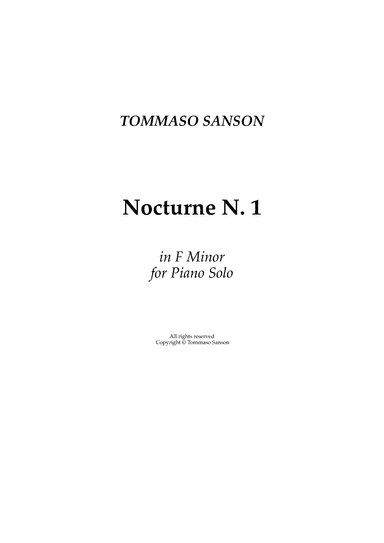 Nocturne n. 1