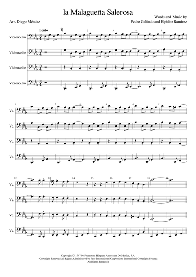 Malaguena Salerosa (arr. Diego Méndez Hernández)
