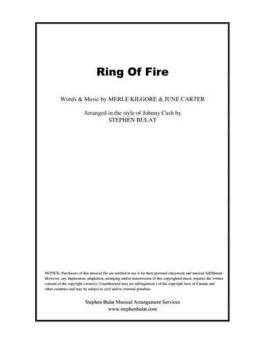 Ring Of Fire (arr. Stephen Bulat)