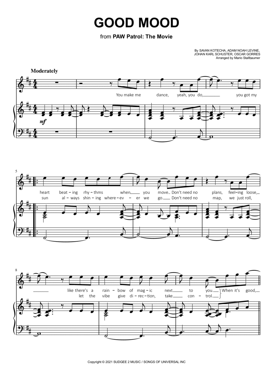 Good Mood (arr. Mario Stallbaumer)