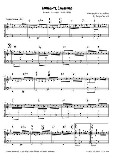 Apanhei-te, Cavaquinho (Solo Accordion) (arr. Arrigo Tomasi)