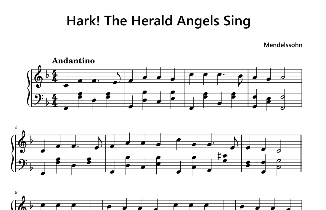 Hark! The Herald Angels Sing (arr. Funtom)